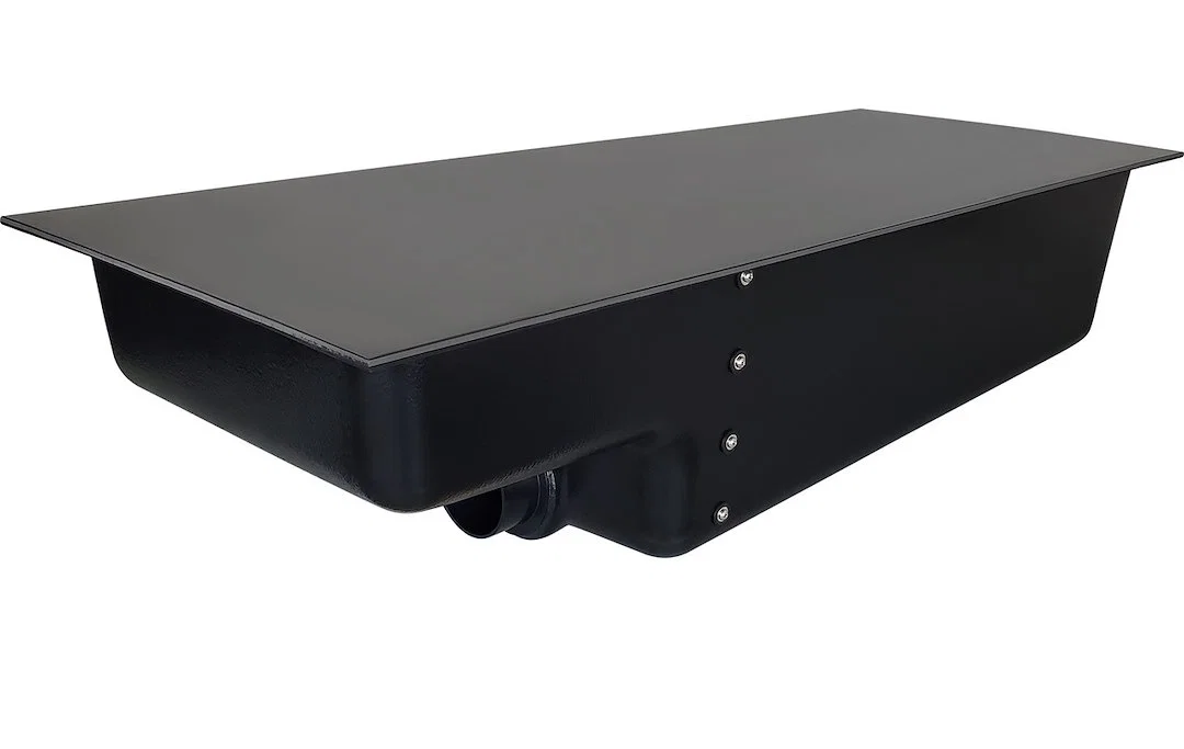 12418 – ICON Waste Holding Tank, Can Be Used For Black Or Gray Water 20 Gallon Capacity Black 43-1/2 Inch Length x 17...